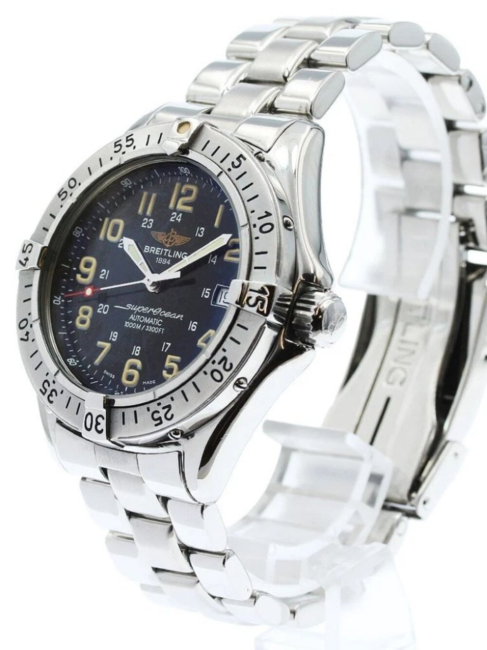 BREITLING Super Ocean A17040 Date black Dial Automatic Men's Watch_955011